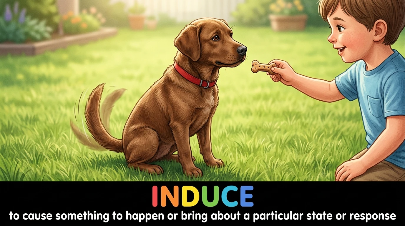 English Illustration for induce